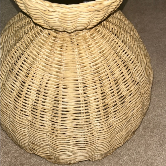 Studio McGee Woven Flush Mount Ceiling Light - MISSING HARDWARE - Picture 7 of 8